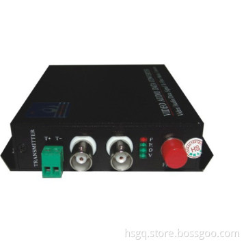 2ch Video +1/2 Audio+1 Reverse Data Optical Transmitter/Receiver